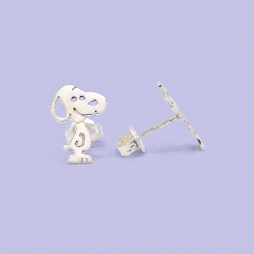 Arete de Plata .925  Mascota Feliz mod.3007