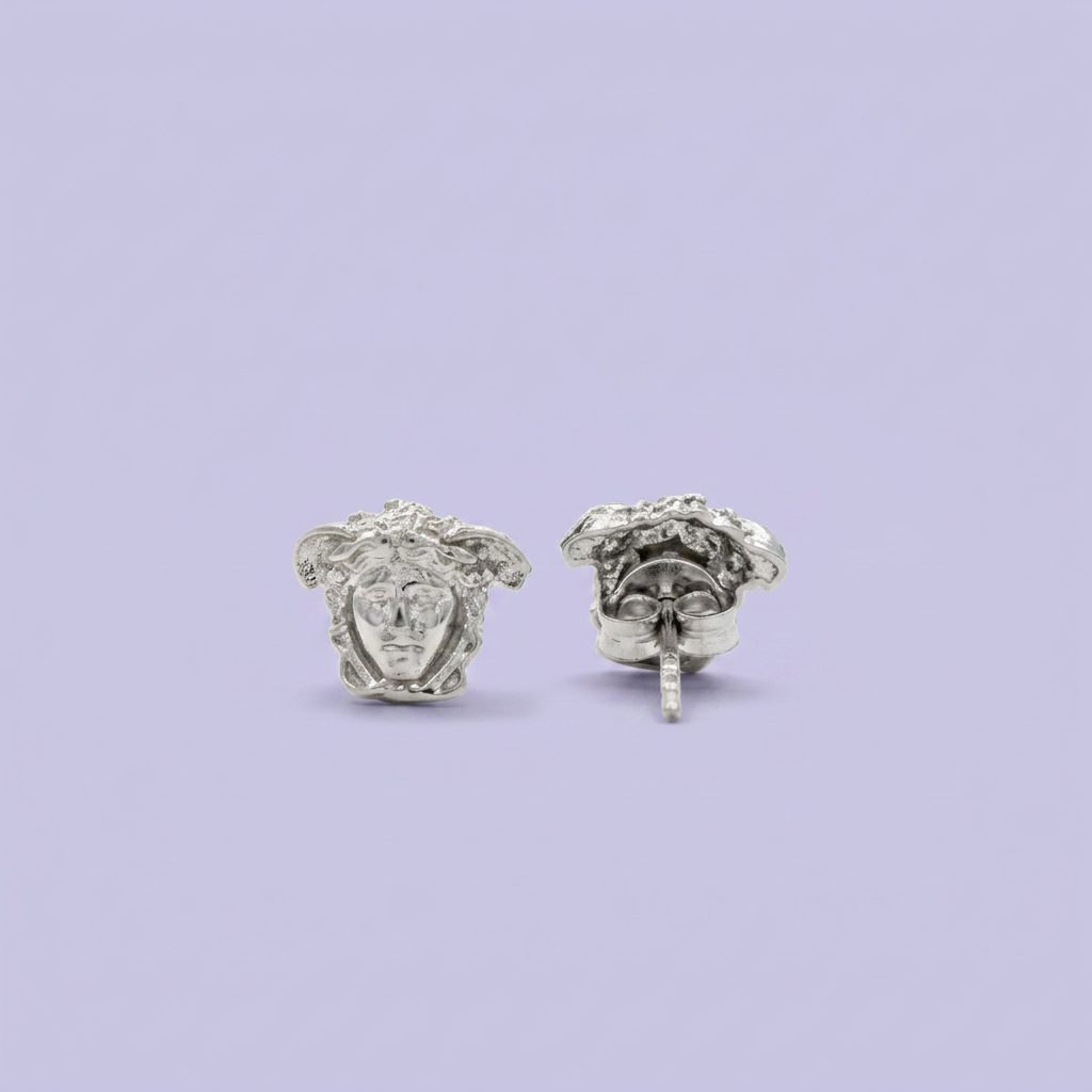 Coordinado de Plata .925 Rostro de Escultura mod. 2772