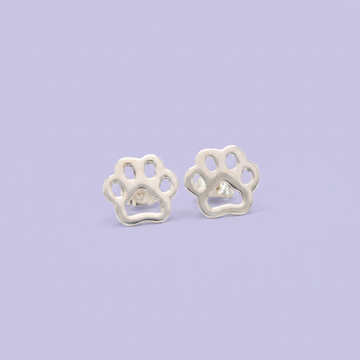 Arete de Plata .925 Huellas de Perro mod. 2963