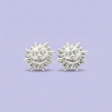 Arete de Plata .925 Sol Brillante mod. 2386