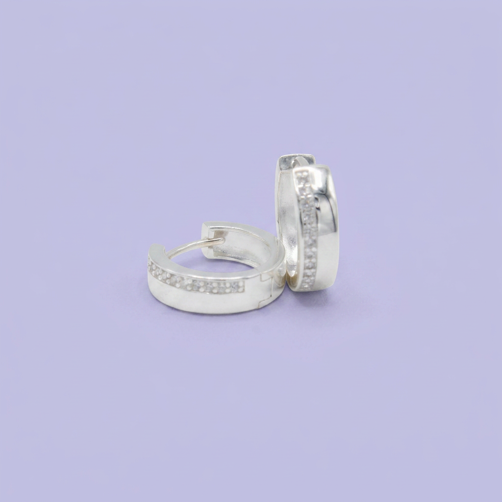 Grapa de Plata .925  Imperial con Zirconia mod. 2621