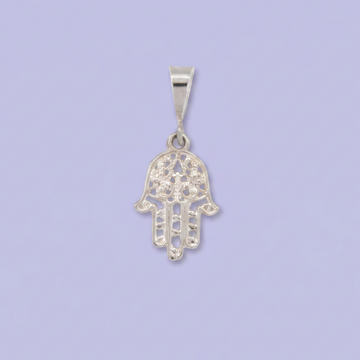 Dije de Plata .925 Diseño Mano de Fátima Estilo Calado Brillante mod. 2998
