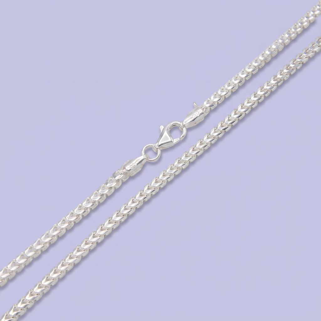 Cadena de Plata .925 Tejido Espiga Estilo Especial mod. 3041