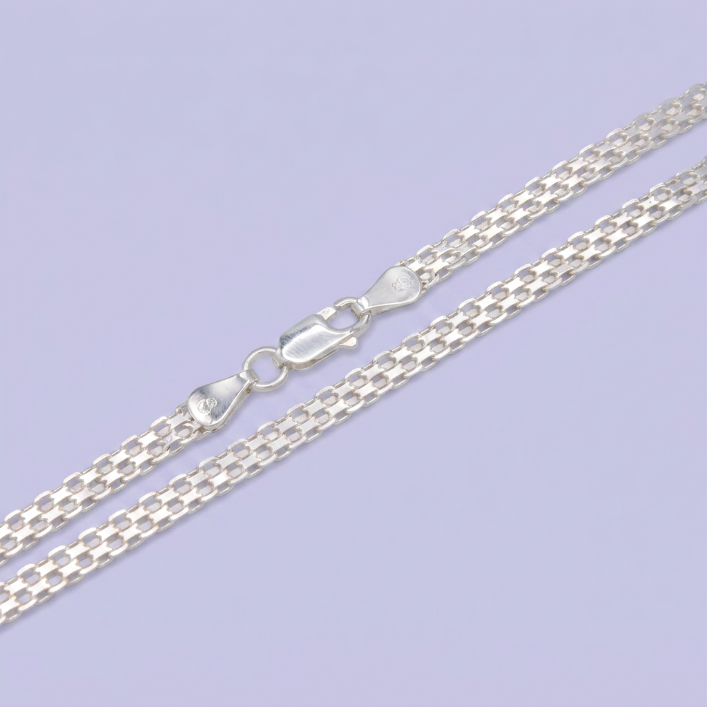 Cadena de Plata .925 Tejido Chino Especial Brillante mod. 3019