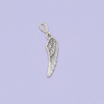 Dije de Plata .925 Diseño en Forma de Ala mod. 2996