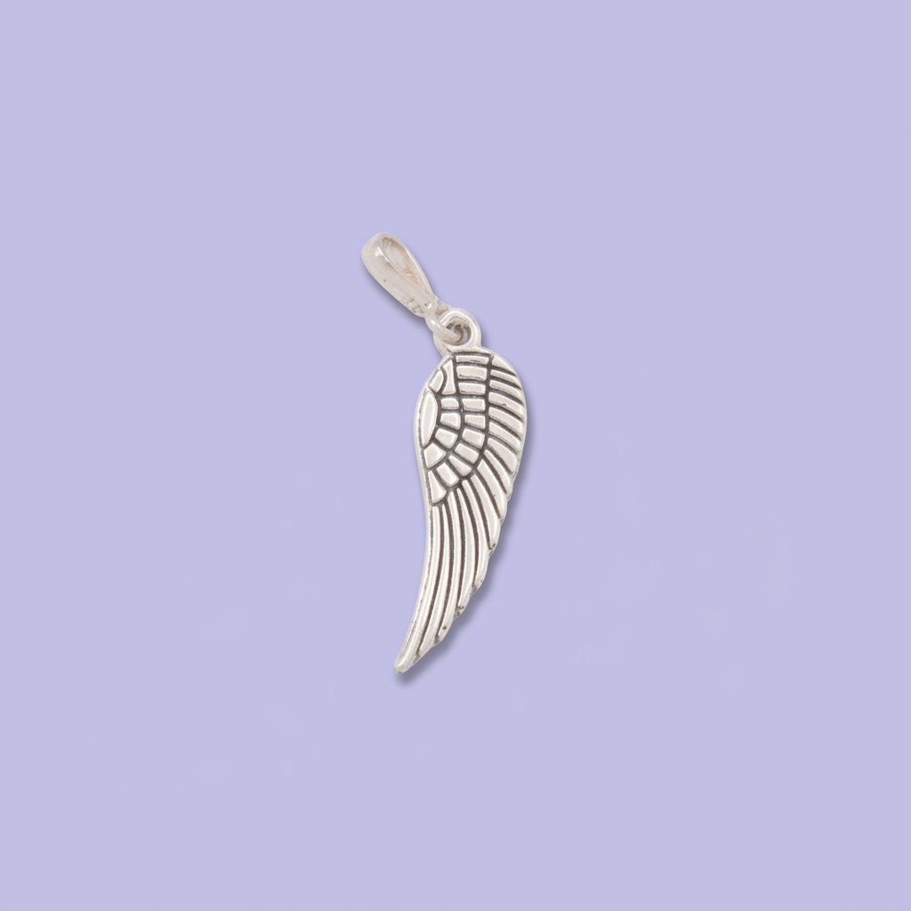 Dije de Plata .925 con Forma de Ala Brillante mod. 3000