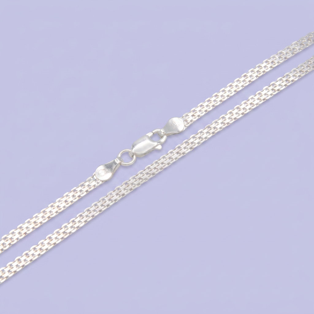 Cadena de Plata .925 Tejido Chino Delgado y Fino mod. 3013