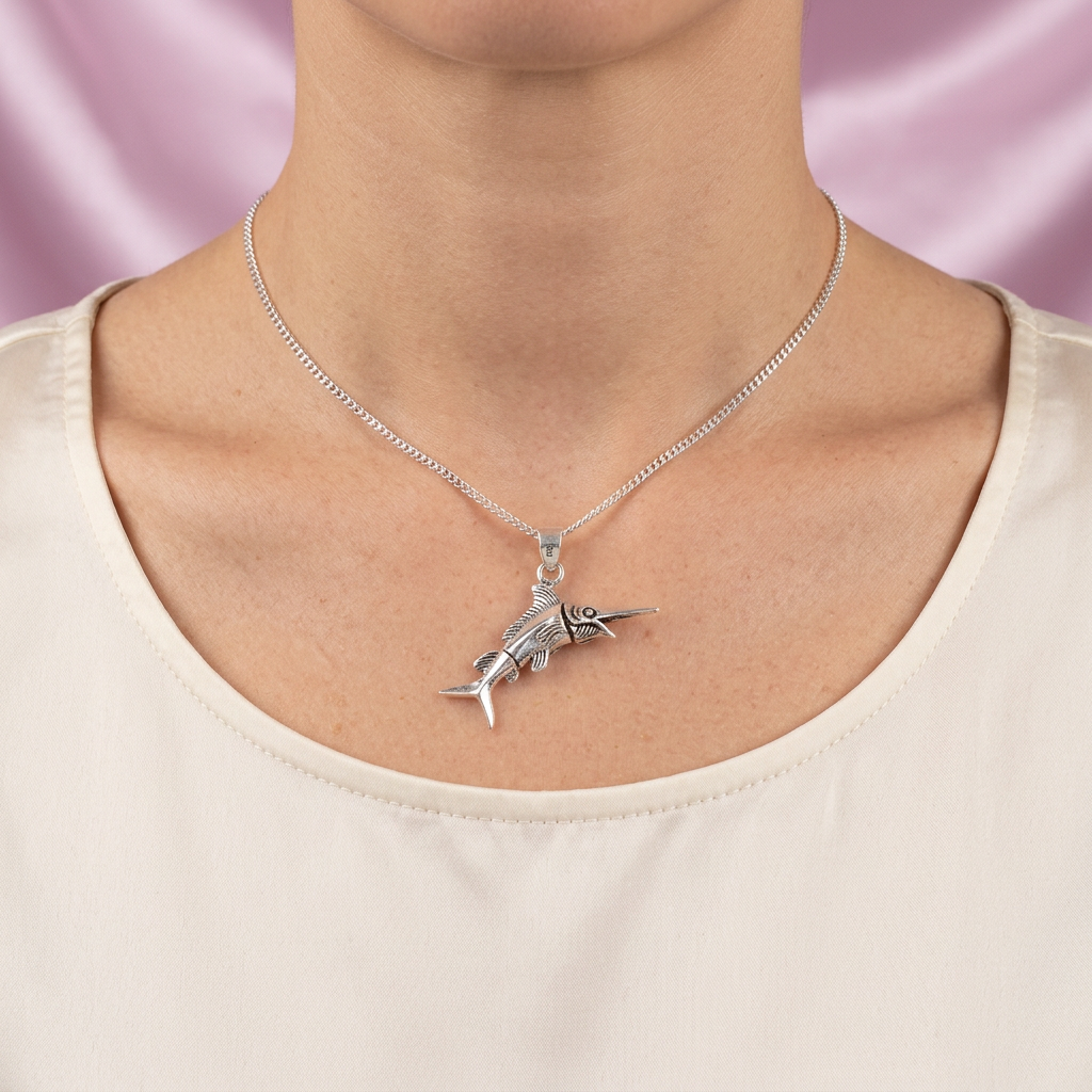 Dije de Plata .925 Pez Espada con Articulación mod. 2309