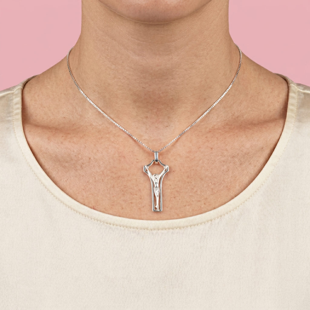 Dije de Plata .925 Cristo Crucificado mod. 2178