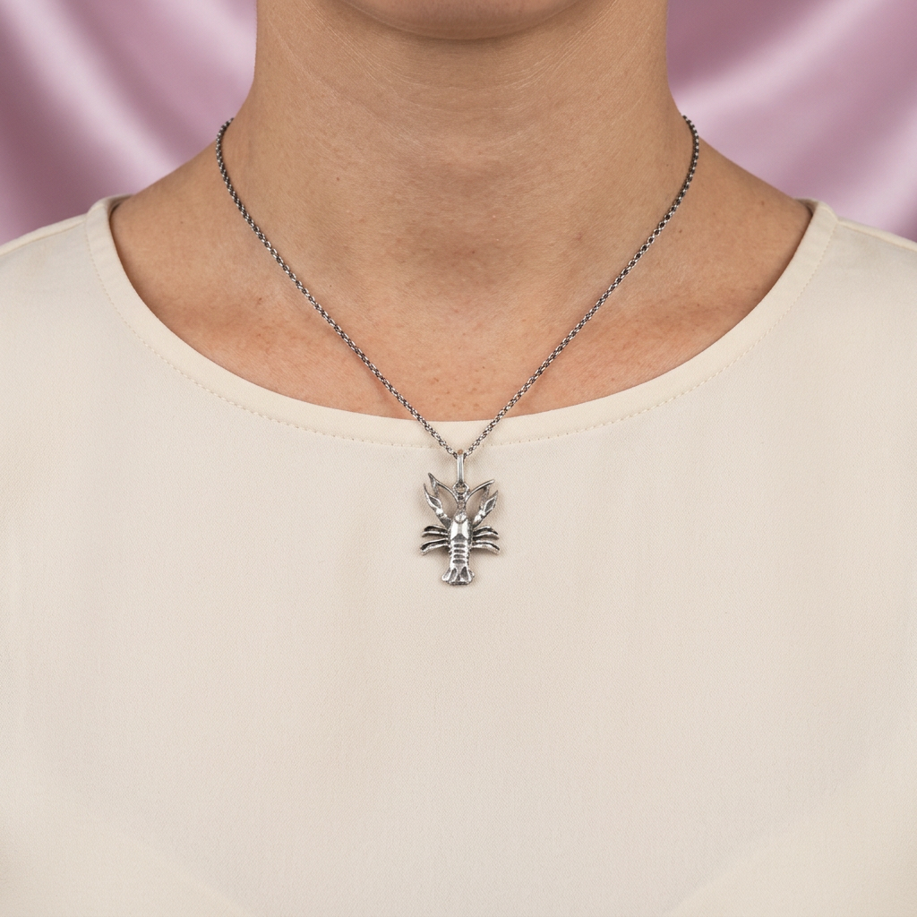 Dije de Plata .925 Langosta Lisa mod. 2312