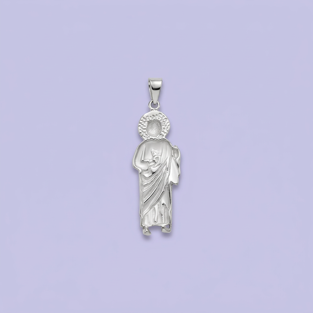 Dije de Plata .925 San Judas Brillante mod. 2197