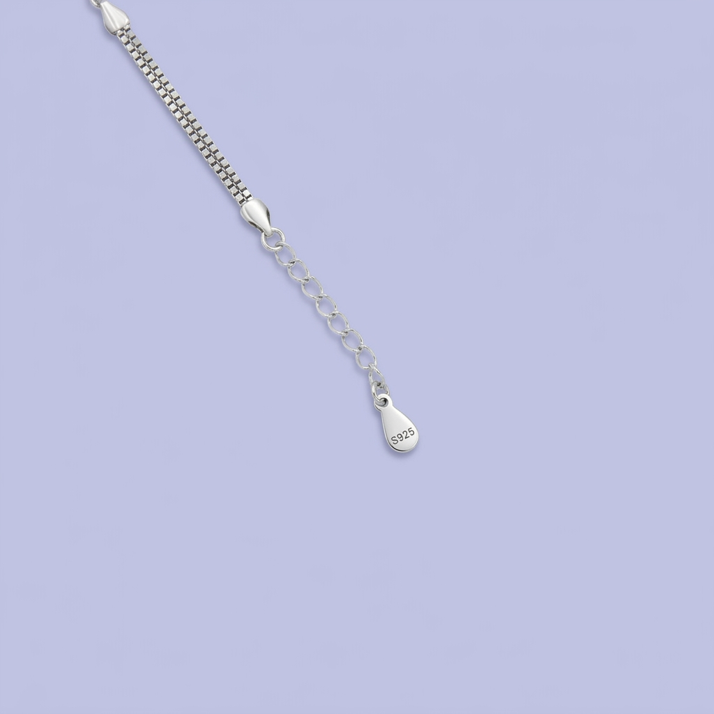 Pulsera de Plata .925 Elegantes Círculos de Zirconia mod. 2219