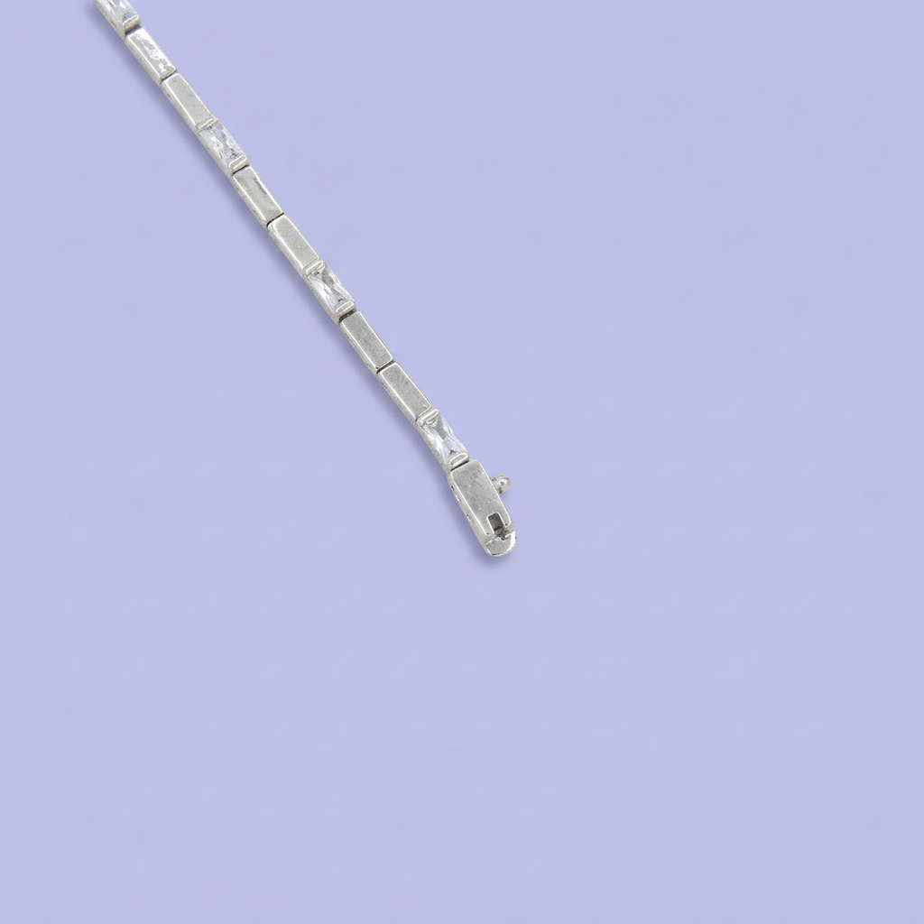 Pulsera de Plata .925 Tejido Tennis con Reluciente Zirconia mod. 2220