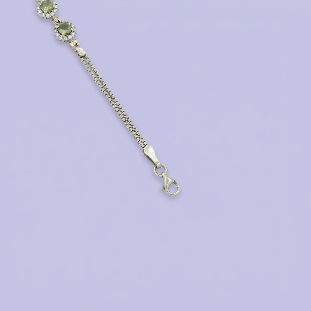 Pulsera de Plata .925 Finas Sultanitas y Zirconias mod. 2217