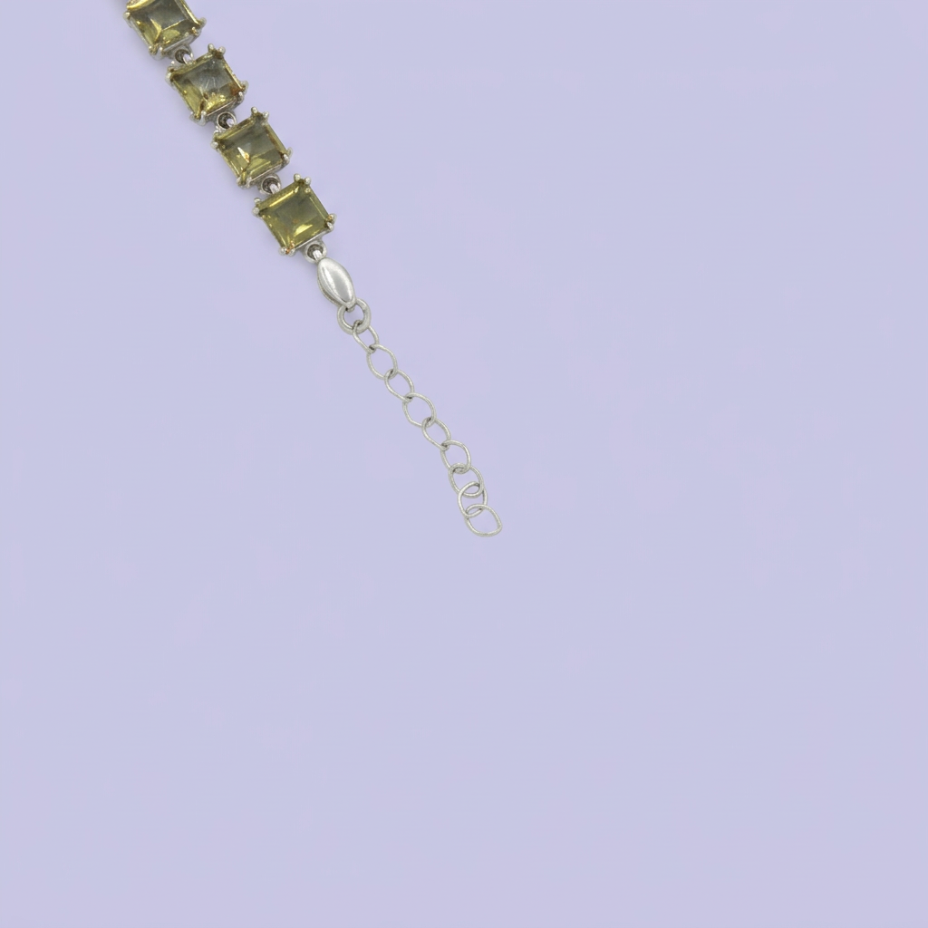 Pulsera de Plata .925 Incrustaciones de Sultanita mod. 2212