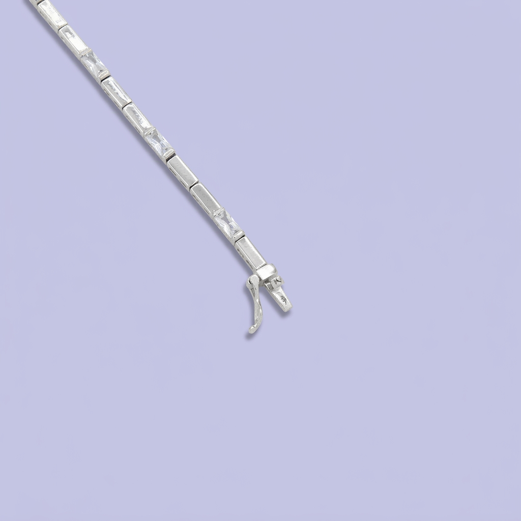 Pulsera de Plata .925 Tejido Tennis con Reluciente Zirconia mod. 2220