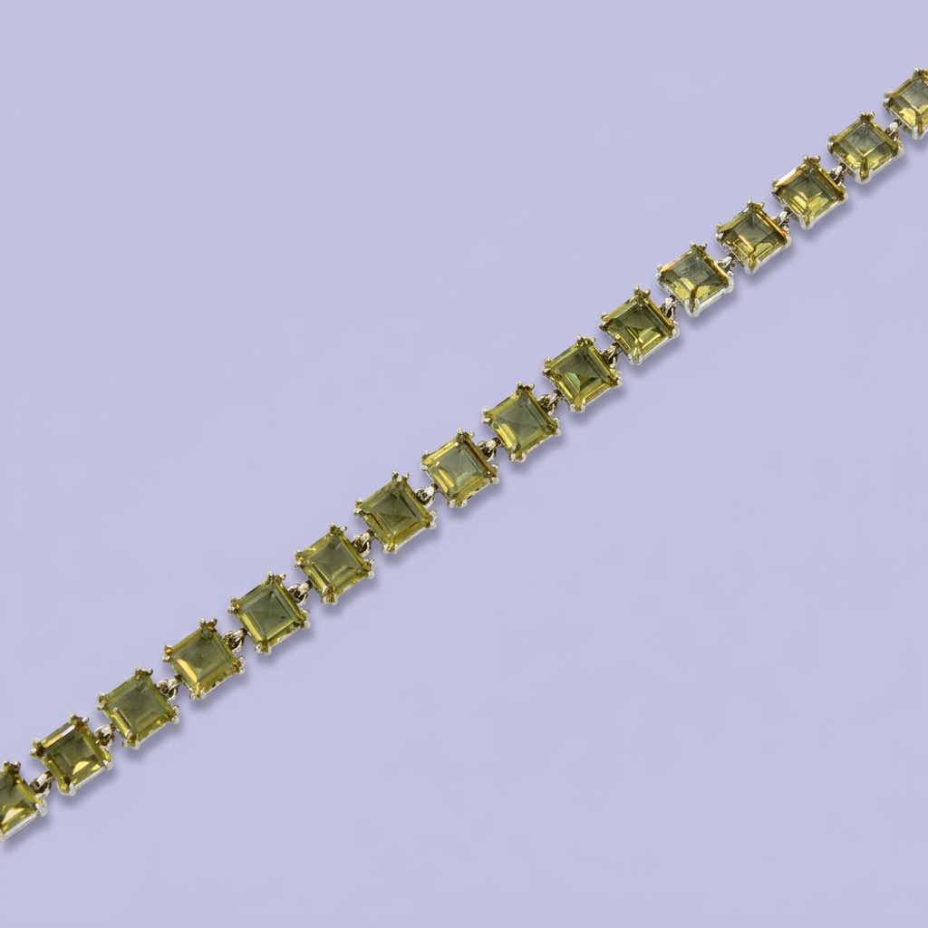 Pulsera de Plata .925 Incrustaciones de Sultanita mod. 2212