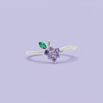 Anillo de Plata .9025 Diseño de Uva  mod. 2802