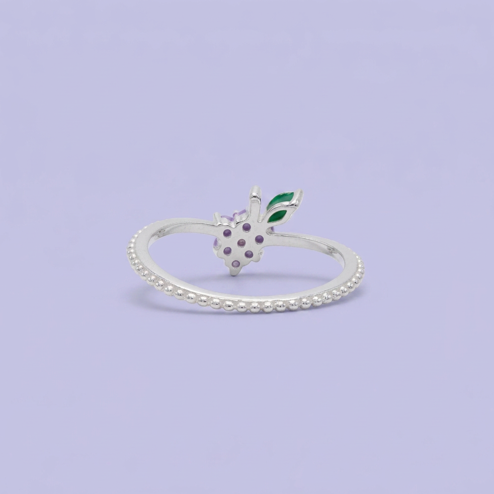 Anillo de Plata .9025 Diseño de Uva  mod. 2802