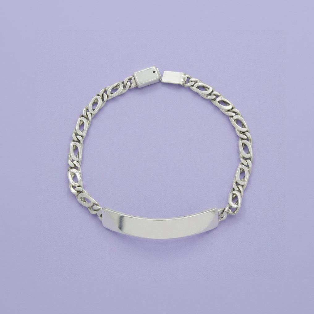 Esclava de Plata .925 con Diseño de Ojo de Tigre mod. 2319