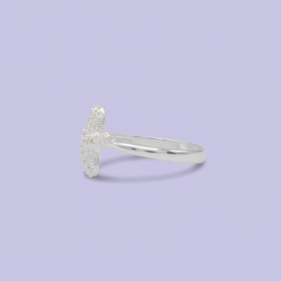Anillo de Plata .925  Estrella de Mar con Zirconia mod. 3139
