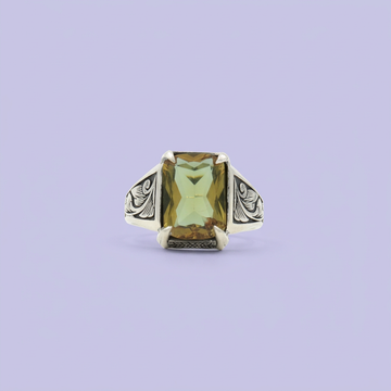Anillo de Plata .925 Sultanita con Adorno Floral mod. 2274