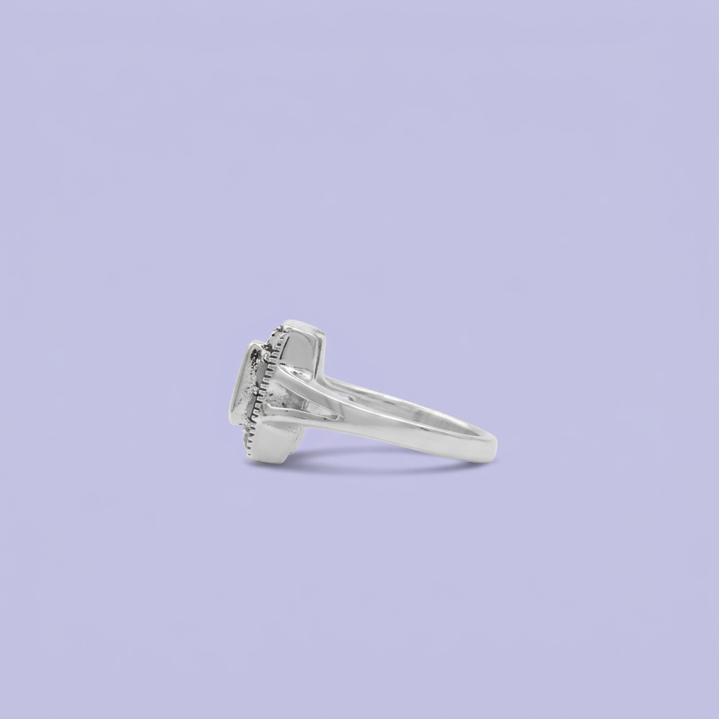 Anillo de Plata .925 Decorado de Zirconia y Marquesitas mod. 2255