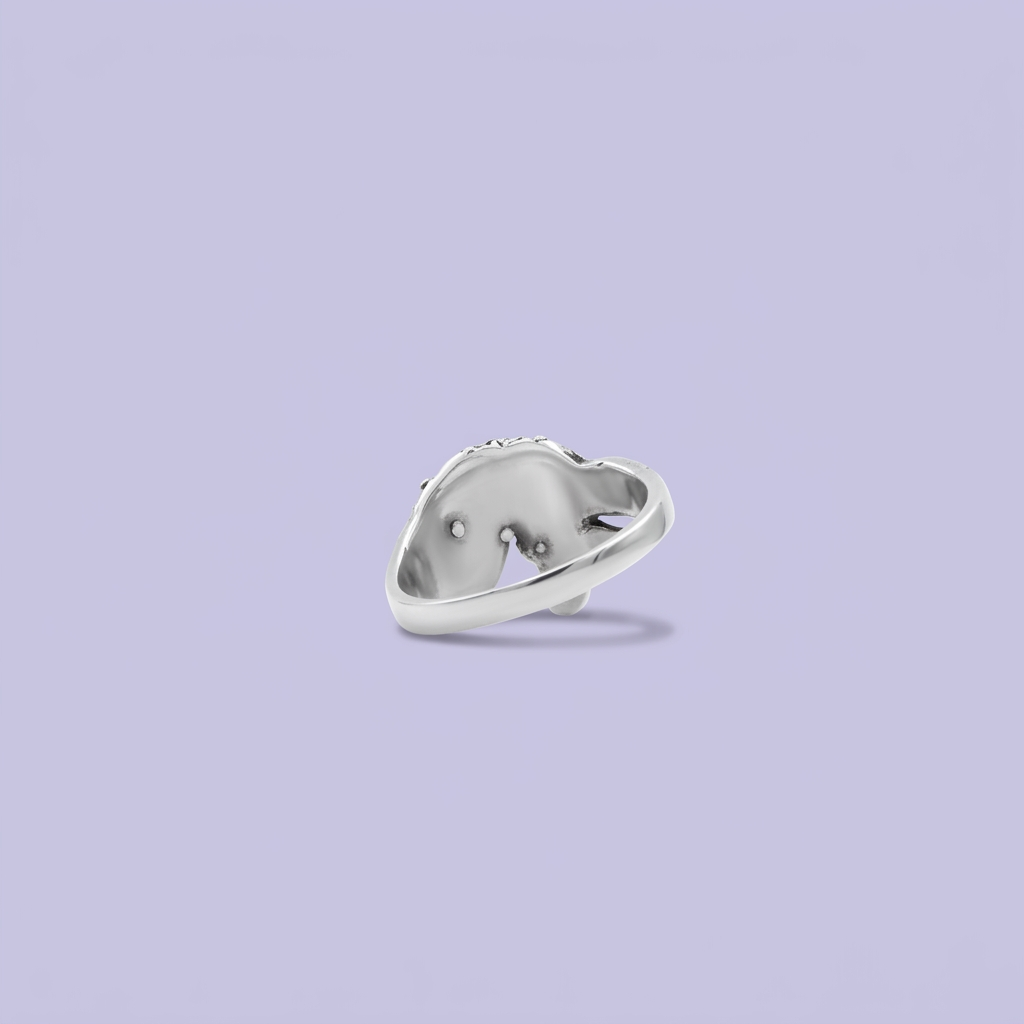 Anillo de Plata .925 Caballo con Marquesita mod. 2241