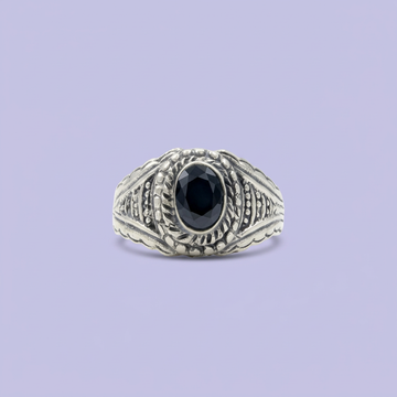 Anillo de Plata .925 Estilo Sello con Ónix mod. 2272