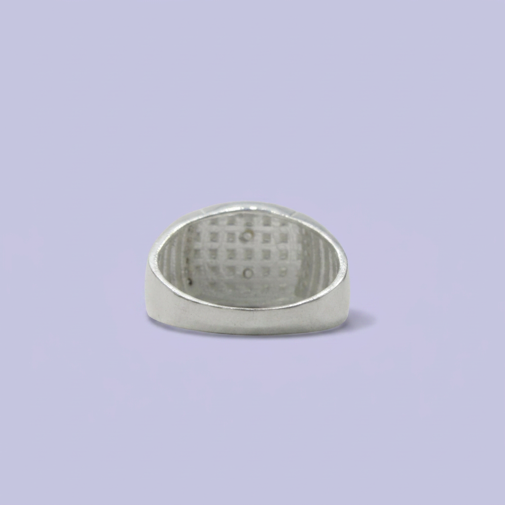 Anillo de Plata .925 San Judas con Zirconias Laterales mod. 2469