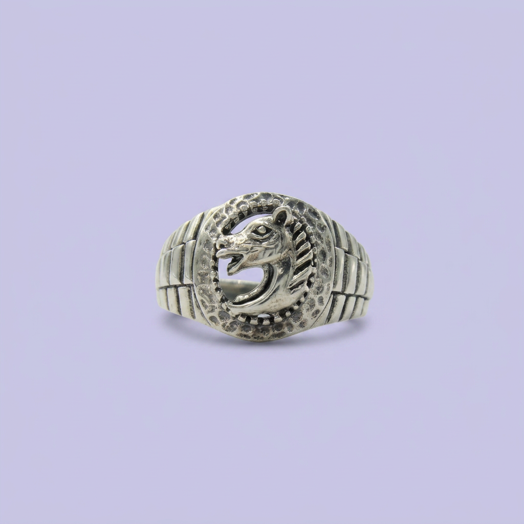 Anillo de Plata .925 Cabeza de Caballo Calado mod. 2465