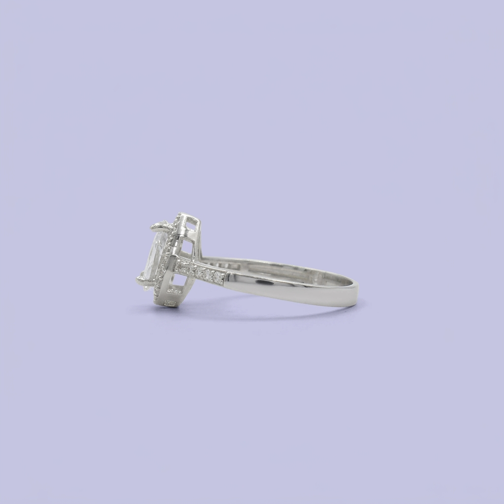 Coordinado de Plata .025 Gotas de Finas Zirconais mod. 2479