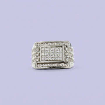 Anillo de Plata .925 Cinturón con Zirconias mod. 2356