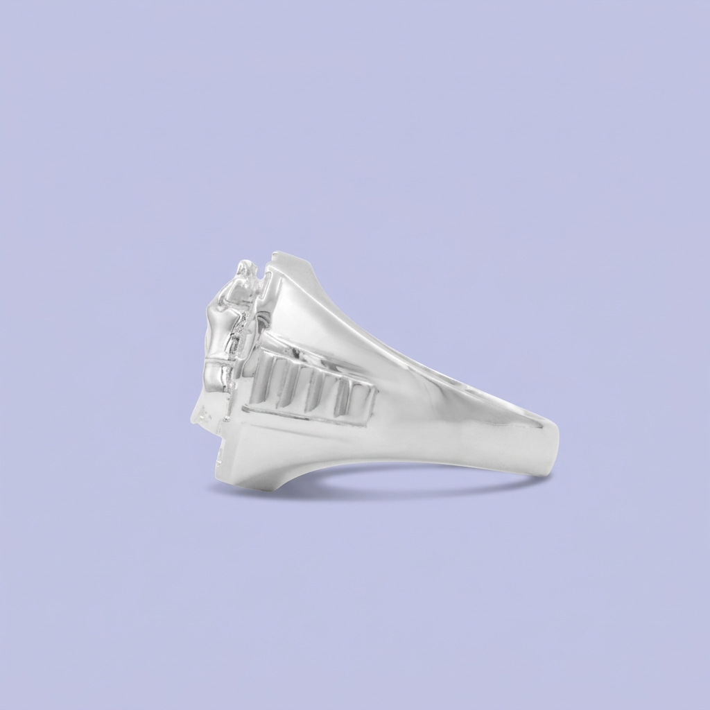 Anillo de Plata .925 Reluciente Caballo Acompañado de Zirconias mod. 2271