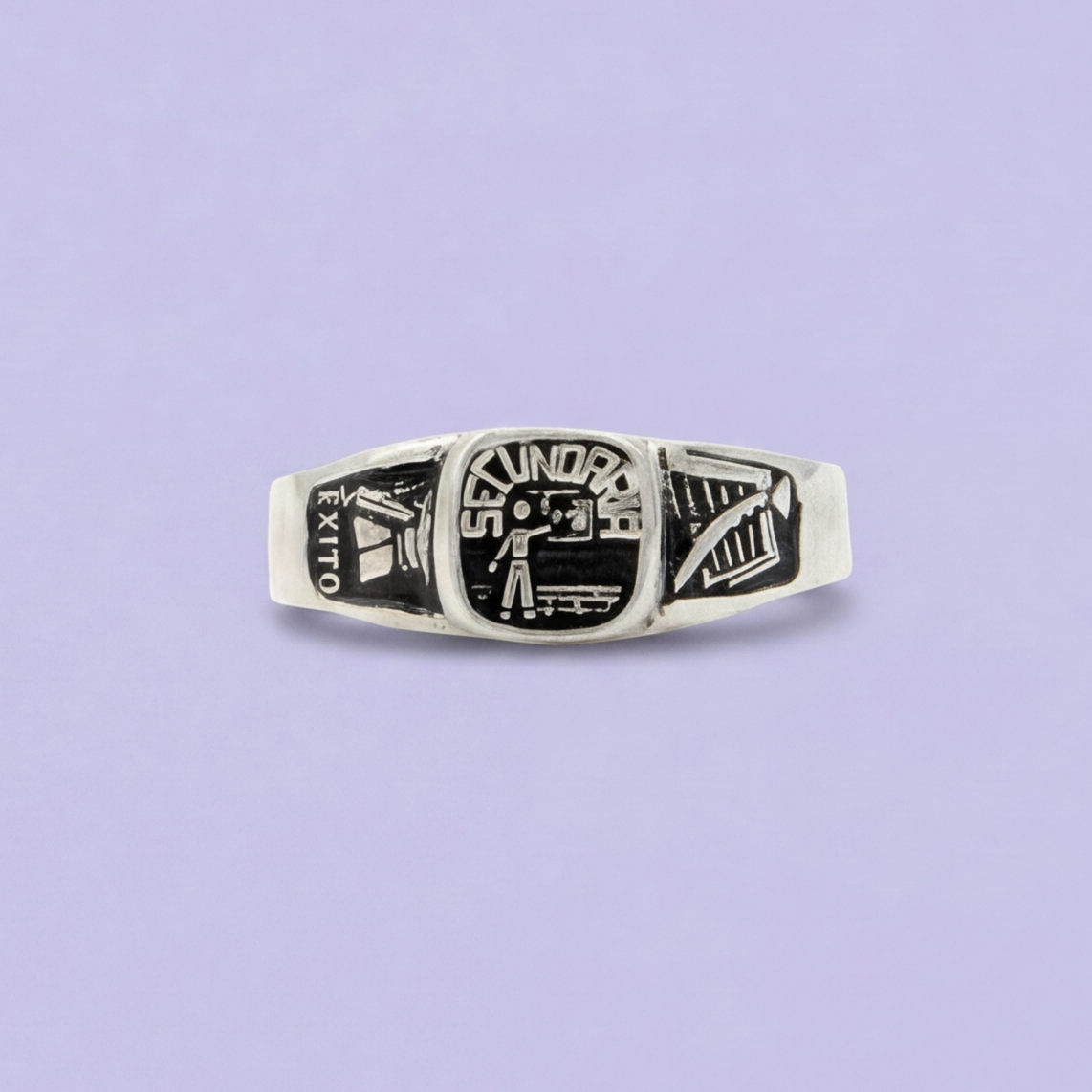 Anillo de Plata .925 Graduación Secundaria mod. 2268