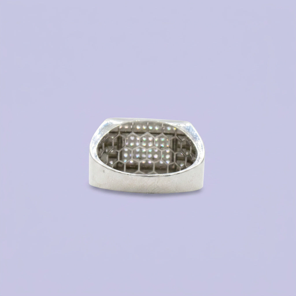 Anillo de Plata .925 Cinturón con Zirconias mod. 2356
