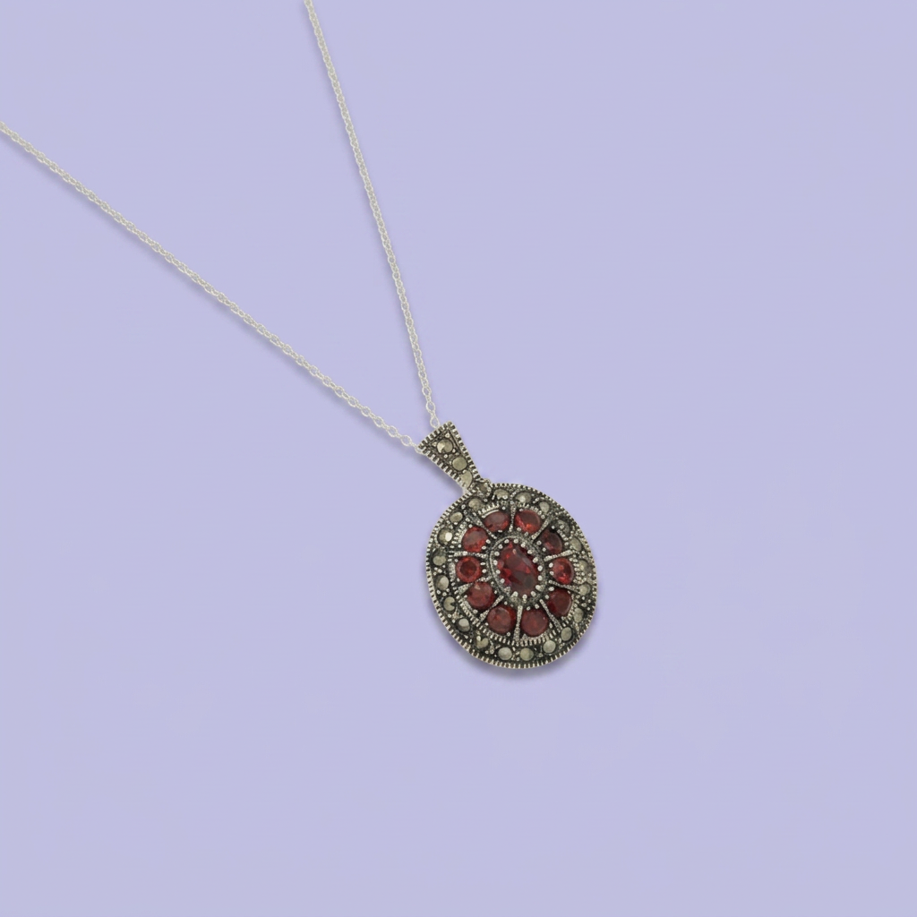Coordinado de Plata .925 Escudo de Marquesitas mod. 2583