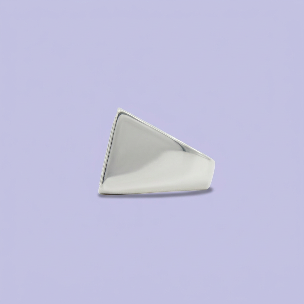 Anillo de Plata .925 Cuadrado Liso mod. 2261