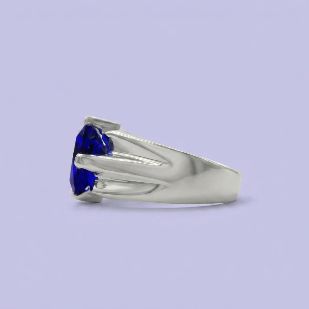 Anillo de Plata .925 Clásico con Banda Ancha mod. 2466