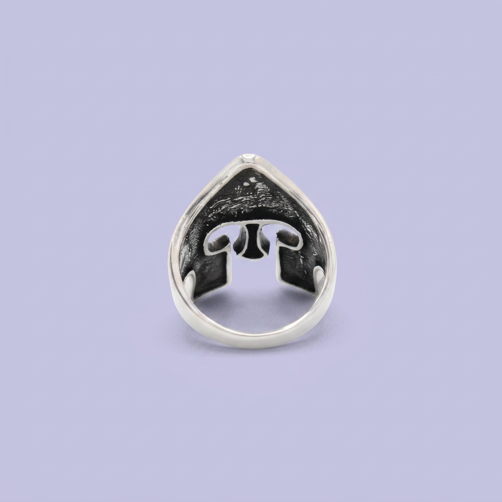 Anillo de Plata .925 Casco de Caballero Dragón mod. 2846