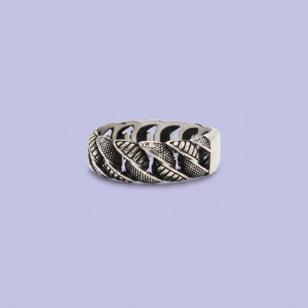 Anillo de Plata .925 Diseño Escamas de Dragón mod. 2847