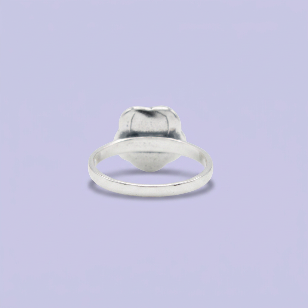 Anillo de Plata .925 Rosa Incrustada de Marquesitas mod. 3154