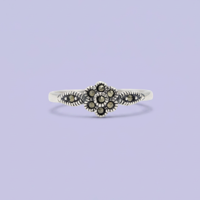 Anillo de Plata .925 Flor de Marquesitas mod. 3149
