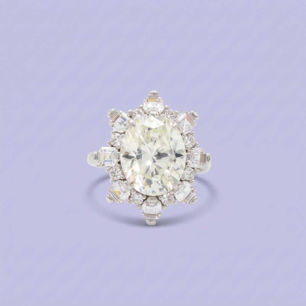 Coordinado de Plata .925 Elegante de Zirconias Blancas mod. 3210