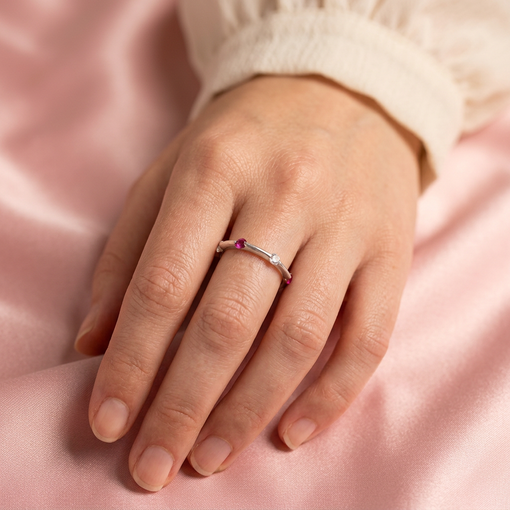 Anillo de Plata .925 Corona con Zirconias mod. 2167