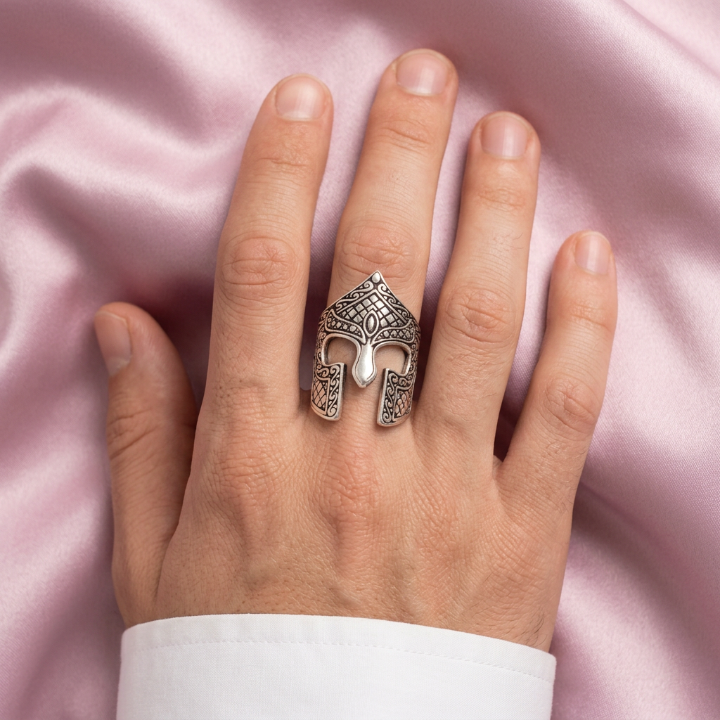 Anillo de Plata .925 Casco Greco-Romano mod. 2850