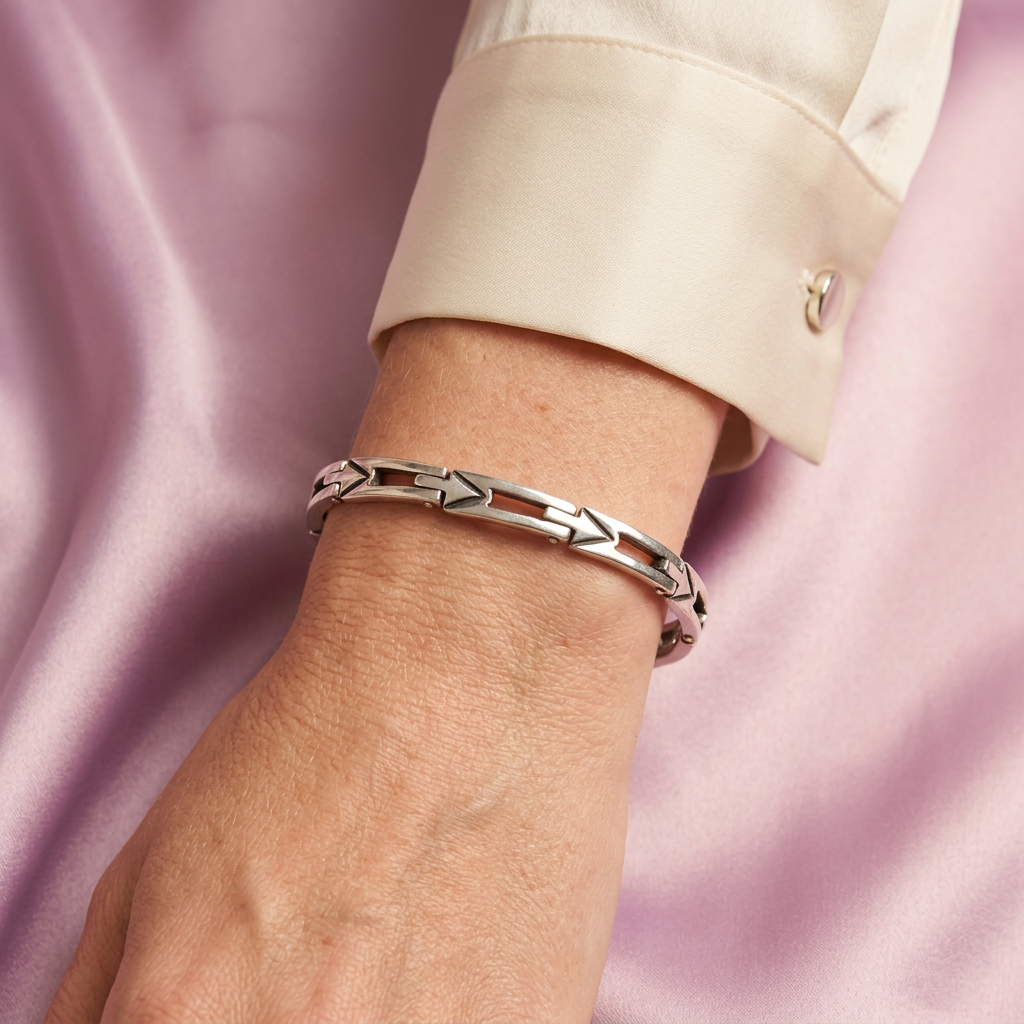 Pulsera de Plata .925 Barroco con Diseño de Flechas mod. 2138