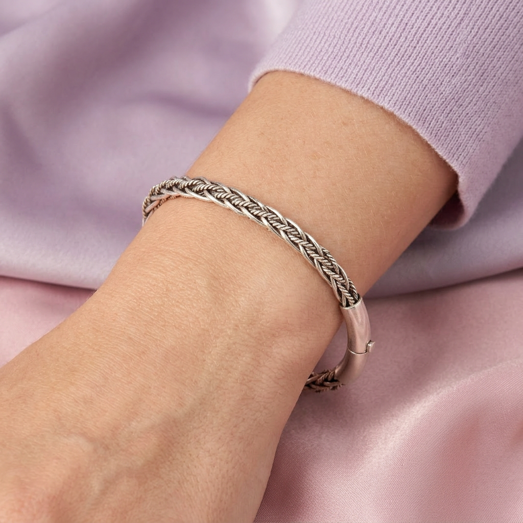 Pulsera de Plata .925 Trenzada mod. 2124
