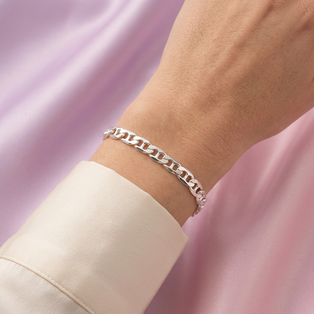 Pulsera de Plata .925 Navaja Adiamantado mod. 2144