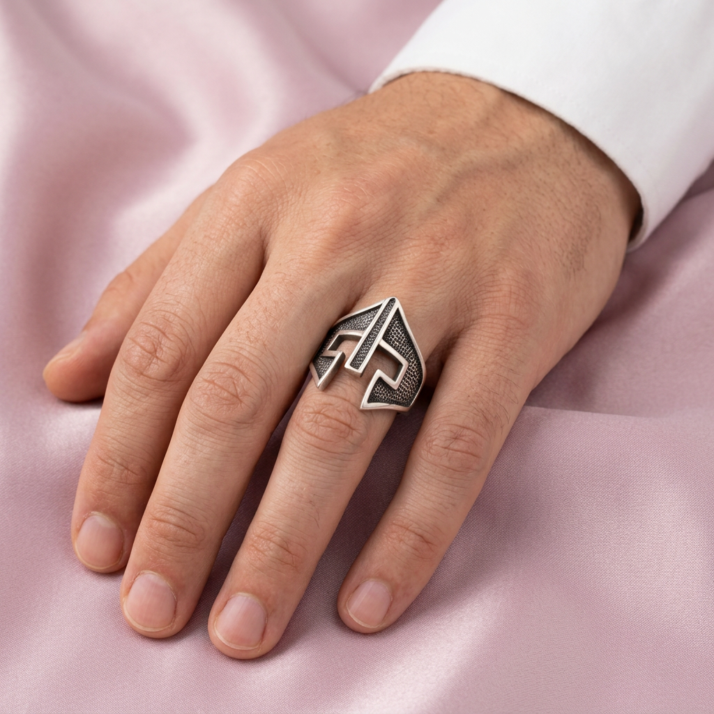 Anillo de Plata .925 Casco Espartano mod. 2845